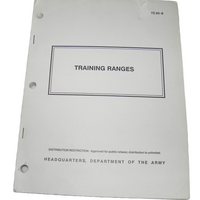 MILITARY BOOK TRAINING RANGES CIRCULAR TC 25-8 ARMY/MARINES