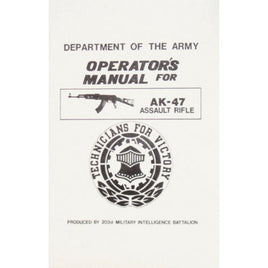 AK-47 ASSAULT RIFLE OPERATORS MANUAL