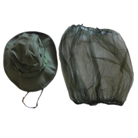 USGI MILITARY VIETNAM BOONIE JUNGLE HAT WITH INSECT NETTING 6 7/8