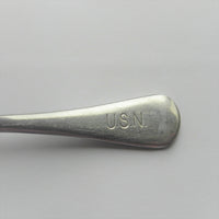 WWII FORK USN DINNER MESS HALL FLATWARE