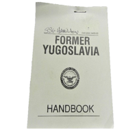 MILITARY BOOK FORMER YUGOSLAVIA