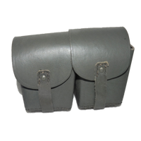 WWII MILITARY ITALIAN DOUBLE AMMO POUCHES FOR CARCANO RIFLE