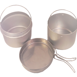 USGI MILITARY MOUNTAIN TROOPS SMP 3 PIECE COOKSET