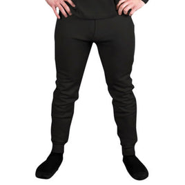 LONG UNDERWEAR BOTTOMS POLYPROPYLENE BLACK