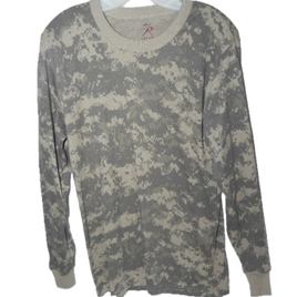 T SHIRT BOYS LONG SLEEVE DIGITAL CAMOUFLAGE-