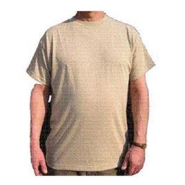 USGI T-SHIRT MEN'S ARMY TAN 100% COMBED COTTON