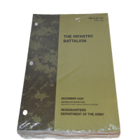 MILITARY BOOK THE INFANTRY BATTALION ARMY 3 HOLE PAPERBACK FM 3-21.20