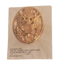 WOMENS HAT U.S. ARMY CORPS ENLISTED INSIGNIA PIN