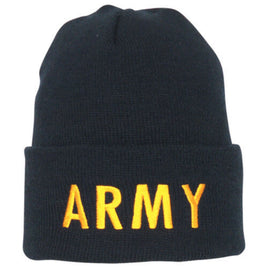 ARMY HAT EMBROIDERED WATCH CAP