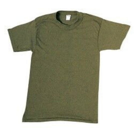 T SHIRT MENS OLIVE DRAB 100% COTTON