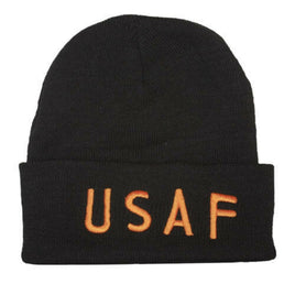 HAT USAF LOGO EMBROIDERED WATCH CAP